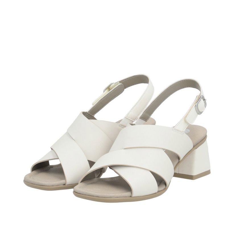 Dámské sandály Remonte - Barva: Bílá