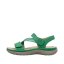 Dámské sandály Rieker - Barva: Zelená