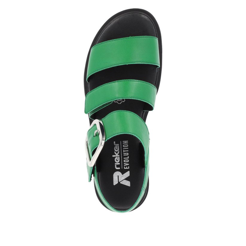 Dámské sandály R-EVOLUTION - Barva: Zelená