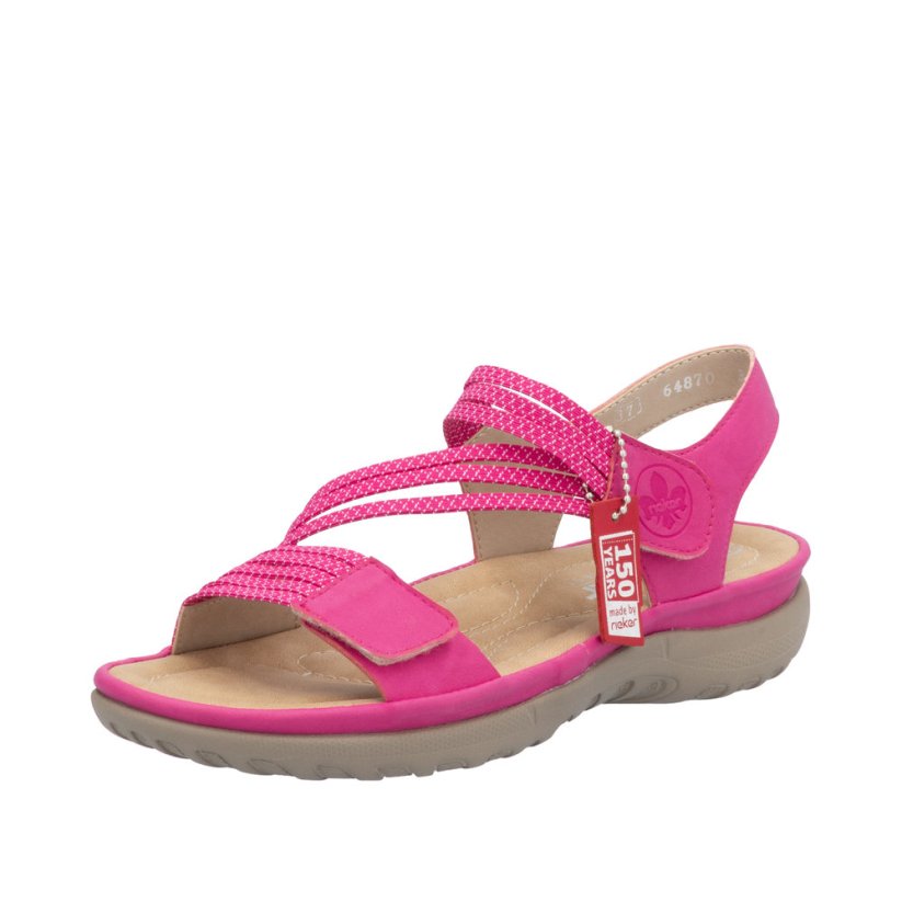Dámské sandály Rieker - Barva: Béžová