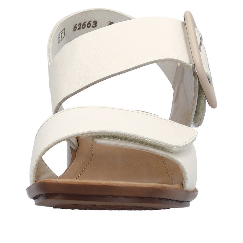 Dámské sandály Rieker - Barva: Bílá