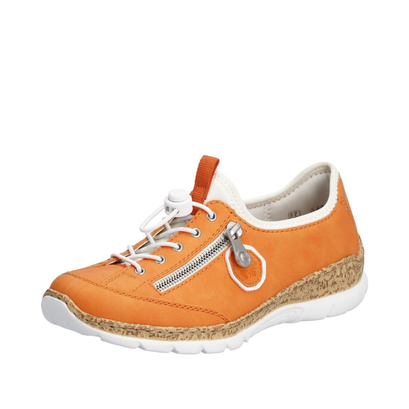Dámské tenisky Rieker - Barva: Oranžová